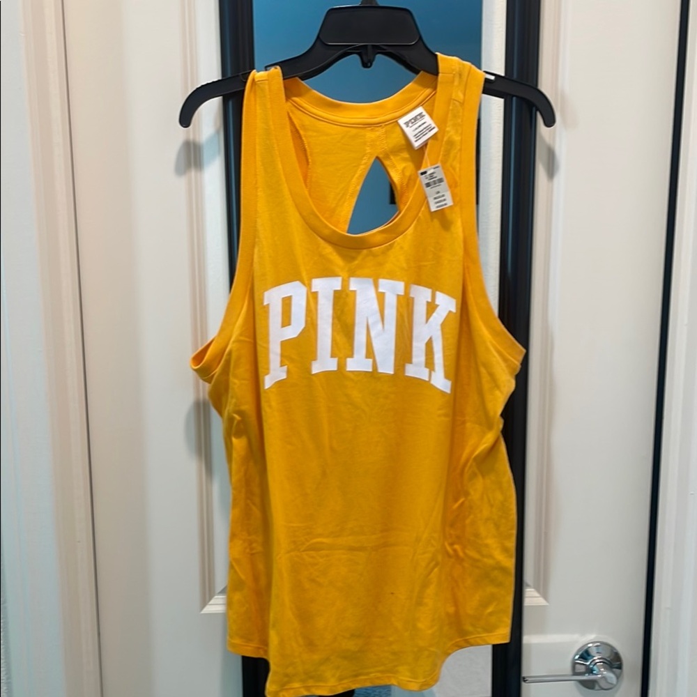 PINK Victoria's Secret Yellow Tank Top
